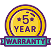 5-Year Flat Warranty
